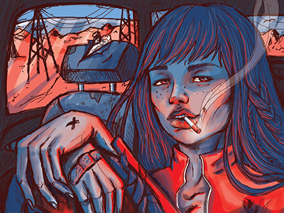 The End of the Road color comic comics illustration jessica tenuta