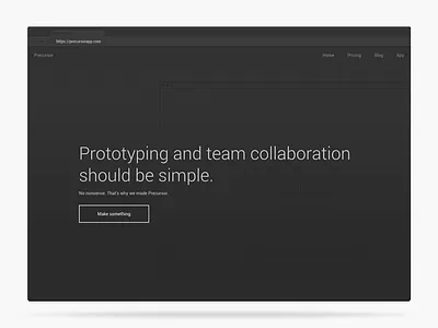 Desktop Design Display app chrome template design desktop landing page lightweight prototyping