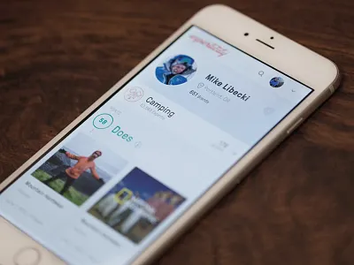 Experticity Profile avatar camping card icon mobile outdoor profile rewards