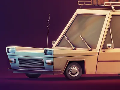 Run run run! 3d lettering