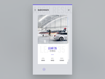 Nufly cards ios purple results ux