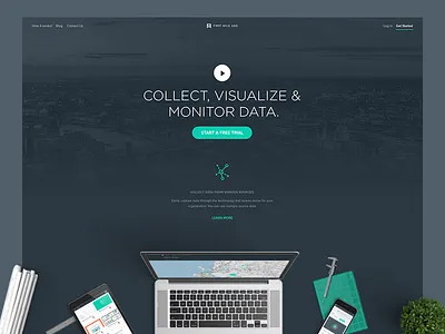 First Mile Geo - Homepage 2nd Version (WIP) balkan brothers clean flat landing page ui user experience ux ux design web design website