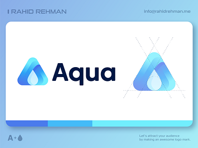 Letter A + Water Drop Logo, Modern Logo, Logo Design. a b c d e f g h i j k l bay creative logo design drop drop icon droplet flood icon logo logotype m n o p q r s t u v w x y z mineral water modern logo modernism monogram sea symbol water waterdrop logo