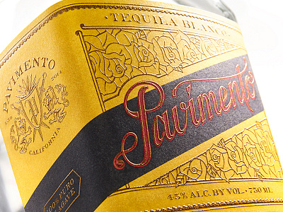 Pavimento Tequila Final Bottle hester liquor packaging pavement pavimento tequila