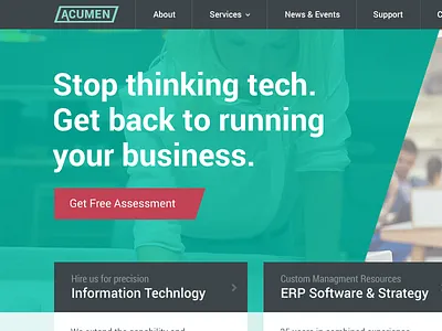 Homepage angles aqua colors homepage layout