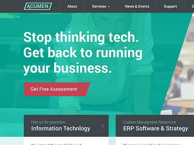 Homepage angles aqua colors homepage layout