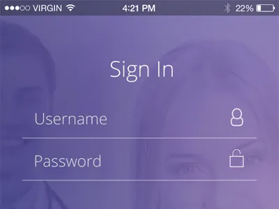 Login Screen login screen
