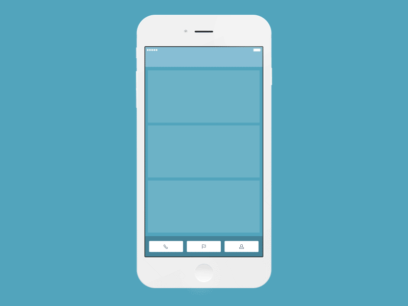 Permissions Alternate activity feed after effects animation flat gif healthcare interaction iphone ixd ux