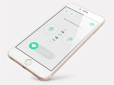 Slide to love app filter ios mobile slide ui ux