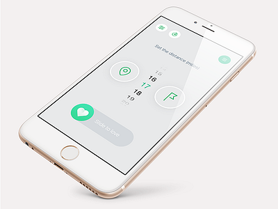 Slide to love app filter ios mobile slide ui ux