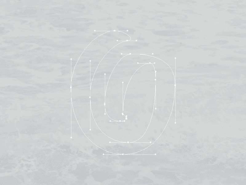 Oceano Lettering calligraphy free hand hand written lettering type typography vector