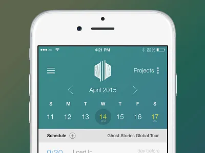 Mobile Calendar Application app apple application calendar dates ios month native picker schedule