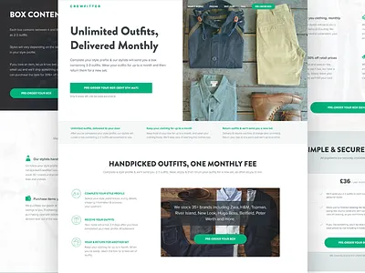 Crewfitter Full Home crewfitter fashion design fashion homepage fashion startup fashion ui fashion ux mens clothing menswear homepage uk startup uxui web design