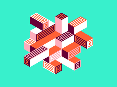 Isometric Shapes geometry isometric pattern shape
