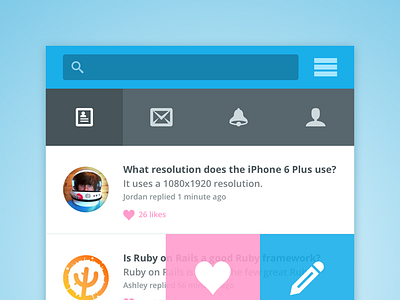 iOS App Design app application ios iphone mobile