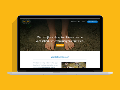 Avani Website avani website yellow