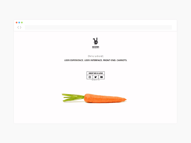 Personal Website black and white brand branding minimal portfolio simple site web website white ui work