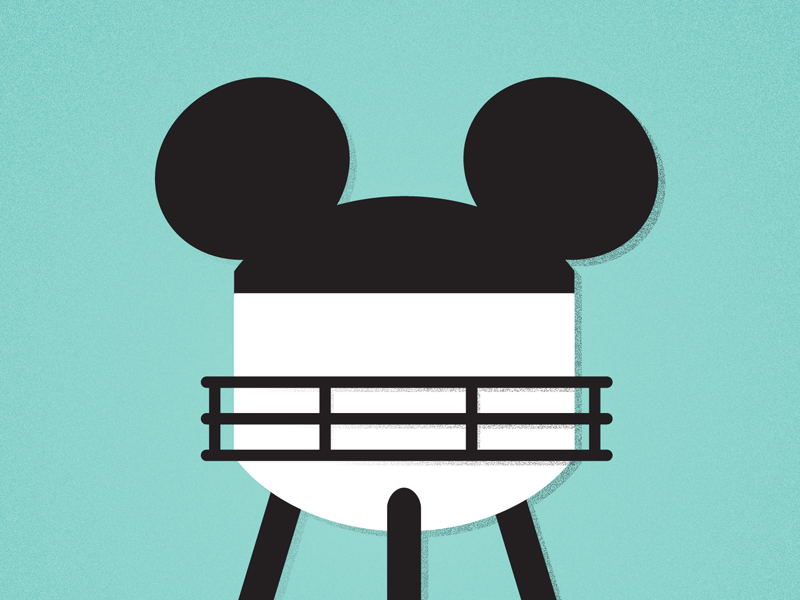 Earful Tower animation disney gif hollywood studios illustration