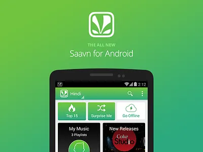 Saavn Android android app mobile music