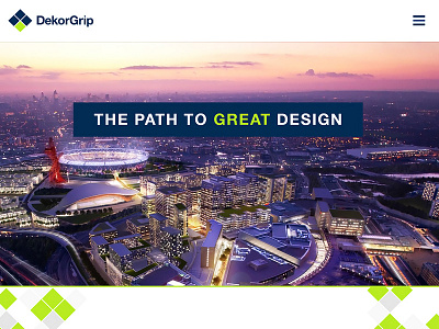DekorGrip - Homepage Concept atelier concept css image site studios web design website
