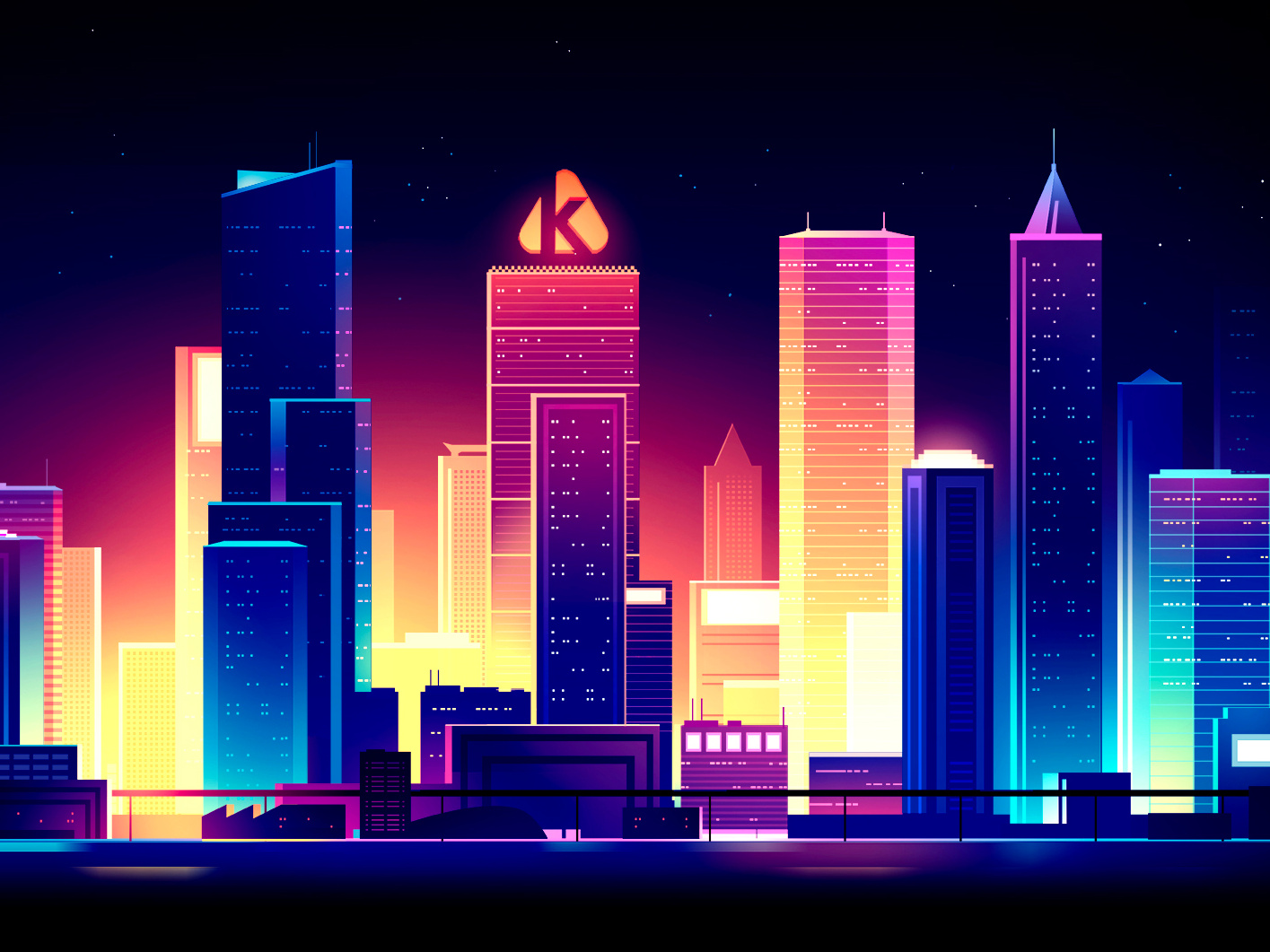 Kanzen consult city by Romain Trystram on Dribbble