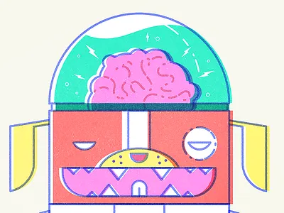 R2-DOG2 Fun WIP brains dog evil fun illustration r2d2 robot star wars star wars day stroke wip