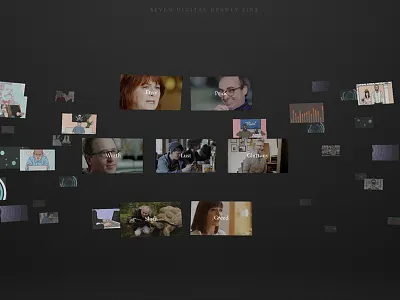 Seven Digital Deadly Sins ambient cards documentary experiential interactive ui design