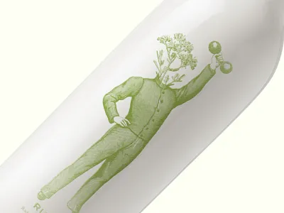 Ruda brandy design illustration packaging rue