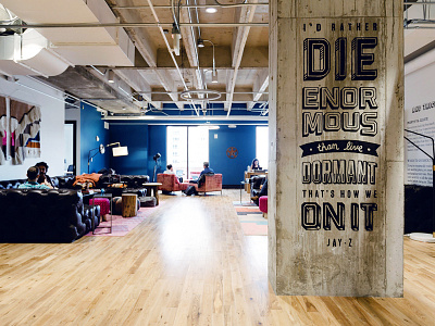 Jay Z Lyric - Austin Texas design jayz lettering typography wework