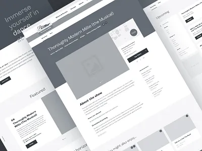 MCC Arts Website Wireframes art calendar education events information architecture marketing responsive ui ux web design website wireframes