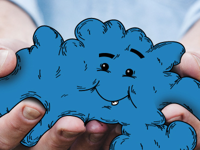 Blobby illustration mixed pen tool photo vector