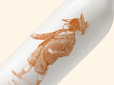 Medica brandy design illustration mead packaging