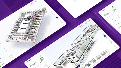 Telus - Kiosk Experience Floor Viewer 3d 3d animation 3d render animation beautiful branding case study dashboard data visualization design graphic design illustration interface minimalist motion graphics ui ux
