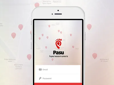 Pasu job app app hr interface job login logo material design mobile recruitment ui ux