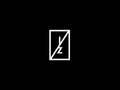 IGOR ZACHAROV Initials/Mark/Logo/Label digital igorzacharov initials label logo mark minimal monochromatic outline pictogram rectangle vector