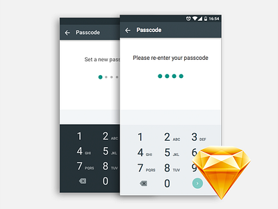 Android Material Design Number Pad dark freebie google keyboard lollipop material design number pad passcode sketch app ui kit