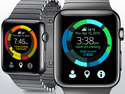D-LABS SpinMyDay alex wendpap d labs gif smart watch ui ux concept