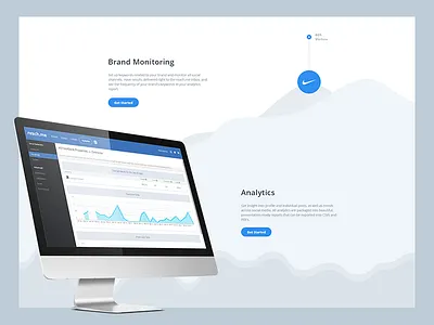 reach.me - Features Page balkan brothers clean features flat responsive tour ui ux web design website