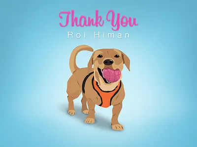 Debut Shot ball debut dog dribbble illustration thanks