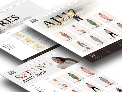 Ecommerce site AJ117 aj117 copenhagen denmark ecommerce fashion female material design