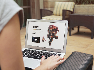 LOL web design design game web
