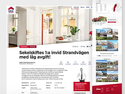 Real estate site skewed