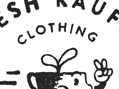 Kaufee Joe V2 character design free hand fresh kaufee illustration layout peace texture vector