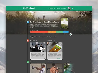Mindplant Design concept concept design interface material ui uix ux web website