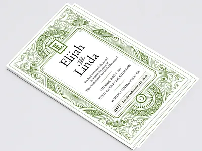 Wedding Invite decorative icons invite logo print wedding