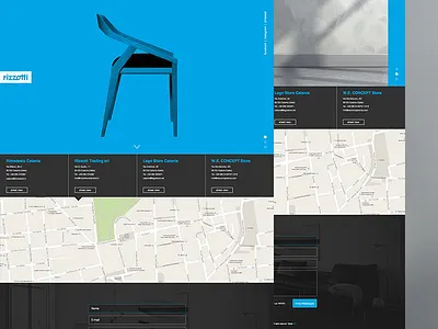 Rizzotti Design - UI Splash/Landing architecture cassina furnishing furnishings interior design kartell lago layout poltrona frau rimadesio rizzotti design user interface