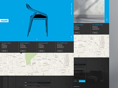 Rizzotti Design - UI Splash/Landing architecture cassina furnishing furnishings interior design kartell lago layout poltrona frau rimadesio rizzotti design user interface