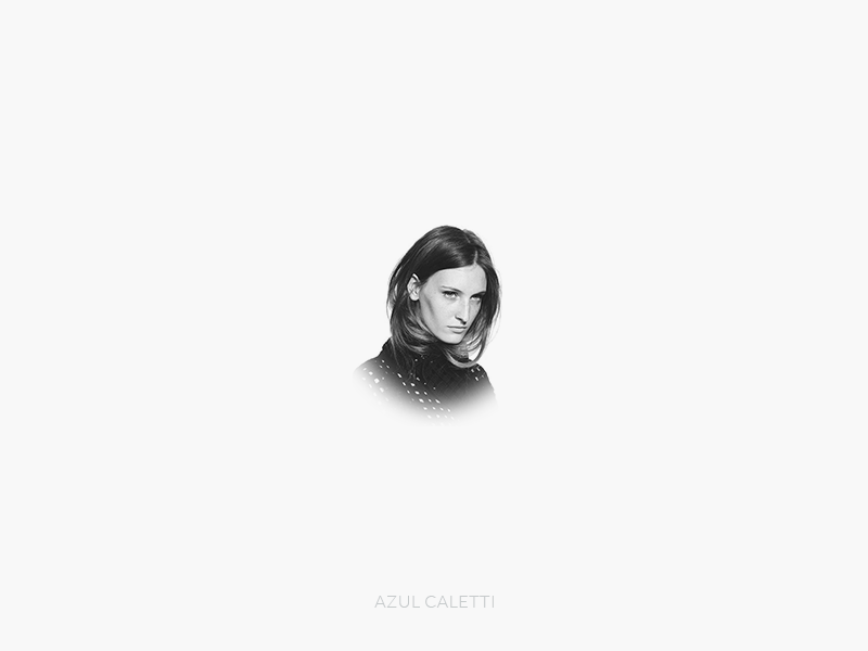 Azul Caletti • Pitch argentine azul caletti model portfolio ui