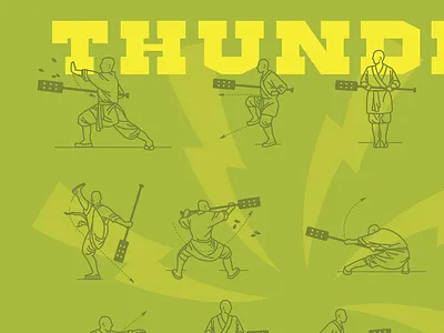 Tropic Thunder Poster beer brewery green tea hellforge mash paddle saison shaolin