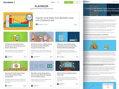 Blog Redesign articles blog illustration mobile news redesign tech ui ux